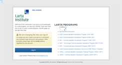 Desktop Screenshot of portal.larta.org