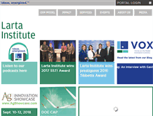 Tablet Screenshot of larta.org